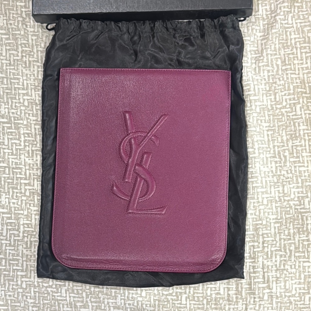 Authentic Brand New Yves Saint Laurent Purple iPad Case